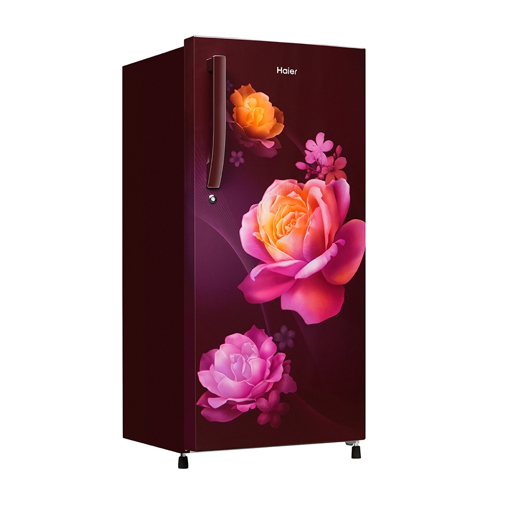 Haier 190L 2 Star Red Noisettes Single Door Refrigerator